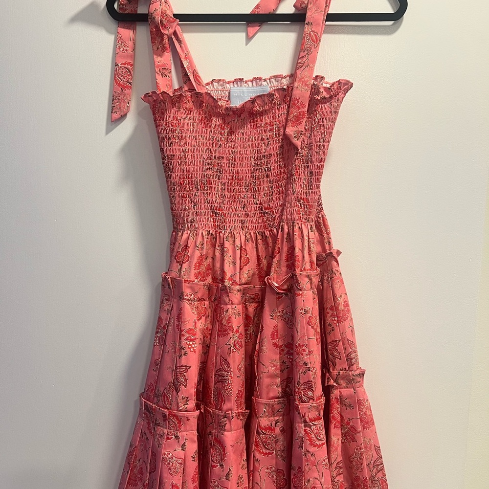 Hill House Home Ribbon Charlotte Nap Dress Dress Pink - Picture 3 of 4